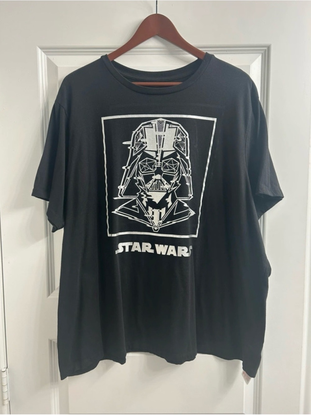 Star Wars Women’s Black Graphic Tee - Darth Vader Design